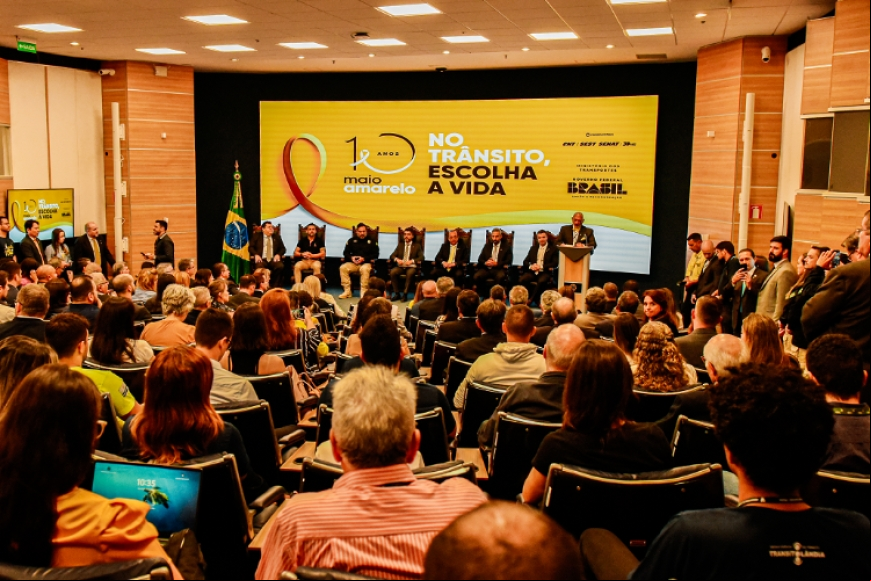 Sistema Transporte participa de cerimônia de lançamento do Maio Amarelo 2023